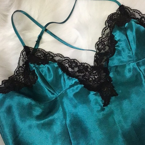 Vintage Chemise emerald - Picture 2 of 11